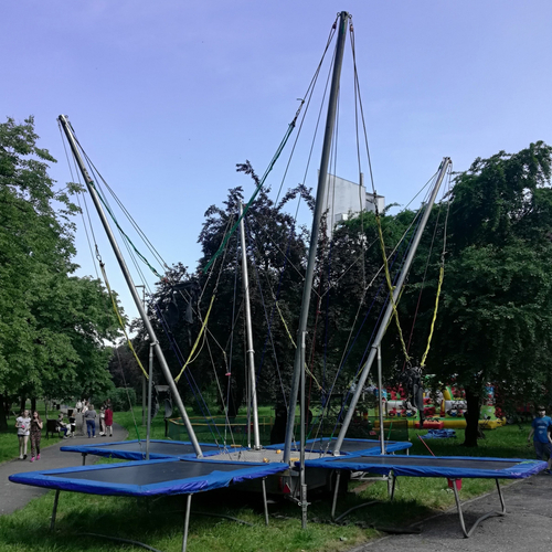 Euro Bungee Trampolina 4 - stanowiskowa
